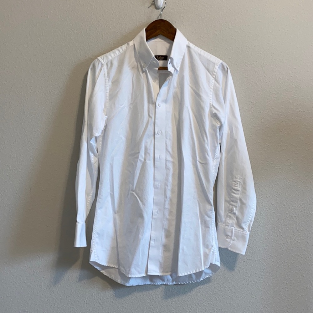 Custom Tailored White Button Down - image 1